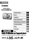 Manuel Canon 850 IS