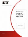 Performance Testing for AJAX-based Applications