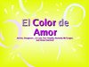 El color de amor