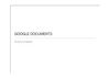 Guide googledocs