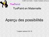 possiblités d'utilisation tuxpaint