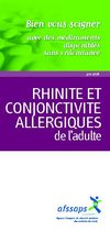 Rhinites et conjonctivites allergiques de l'adulte