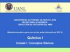 Unidad 1 - Concetos básicos de química