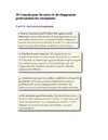 20 conseils pour favoriser le développement professionnnel des enseignants