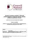 Avocats - Le Règlement Interieur National de la profession