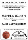 Journal du match SAPELA - Saint Martin d'Hères 13sept 2008