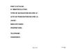 Pages courantes à compléter