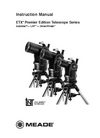 Ol'Optic : Mode d'emploi en Anglais Meade ETX