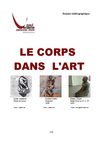 Le corps dans l'art
