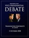 US Vice Presidential Debate transcript