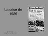 La crise de 1929