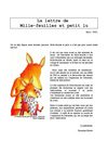La lettre de Mille-feuilles et petit lu : mars 2001