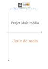 Projet multimédia : jeux de mots