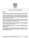 La charte du sport et du développement durable