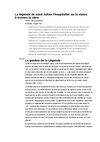 Artículo sobre la leyenda de San Julián