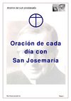 Oración de San Josemaría para cada día