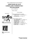 liste des candidatures des Directeurs de centre d'information et d'orientation et conseillers d'orientation-psychologues