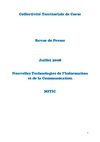 Revue de presse - Juillet 2008