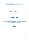 Revue de presse - Octobre 2008