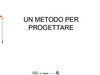 un metodo per progettare