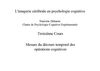 imagerie cerebrale en psychologie cognitive cours 3