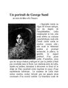 Marcel Tinayre - Un portrait de George Sand.