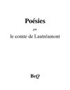 Le comte de Lautréamont - Poésies.