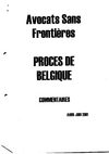 Procès des 4 de Butare - Commentaires d'audience - Avocats sans frontières -