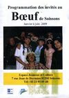 Programmation des invités au boeuf de Soissons E.J.C janvier à juin 2009