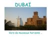 Bienvenue à Dubaï