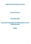 Revue de presse - Novembre 2008 