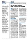 Les mesures sociales de la loi de finances pour 2009