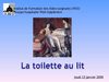 La toilette complète au lit