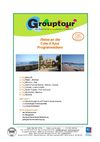 Programm für Paketreisenveranstalter Côte d'Azur