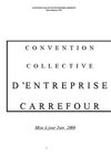 Convention Collective Carrefour mise à jour juillet 2008
