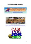 Resumen de prensa Campus JDR 2008
