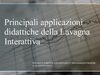 Principali applicazioni della lavagna interattiva