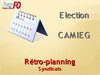 Retro-Planning Éléctions CAMIEG - Activités Sociales et Culturelles