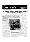 Laïcité Vol 16 no 2 (1996)
