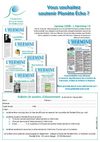 Bulletin de soutien - Planète écho