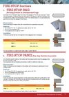 Fire stop barriers