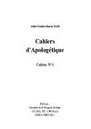 Cahiers d'Apologétique N°1 Abbé Giulio-Maria TAM