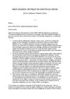 BREF EXAMEN CRITIQUE DE NOUVELLE MESSE
