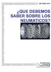 INFORME ISEV SOBRE NEUMÁTICOS