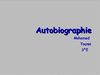 Autobiographie mohamed