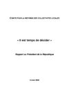 Rapport Balladur collectivités territoriales (rapport définitif) 5 mars 2009 au Président de la République