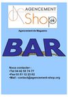 Comptoir de bar restaurant