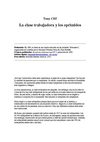 Tony Cliff. La clase trabajadora y los oprimidos