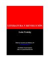 Trotsky, León - Literatura y revolución