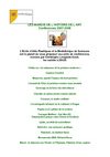 MARDIS DE L'HISTOIRE DE L'ART - Conférences 2007-2008